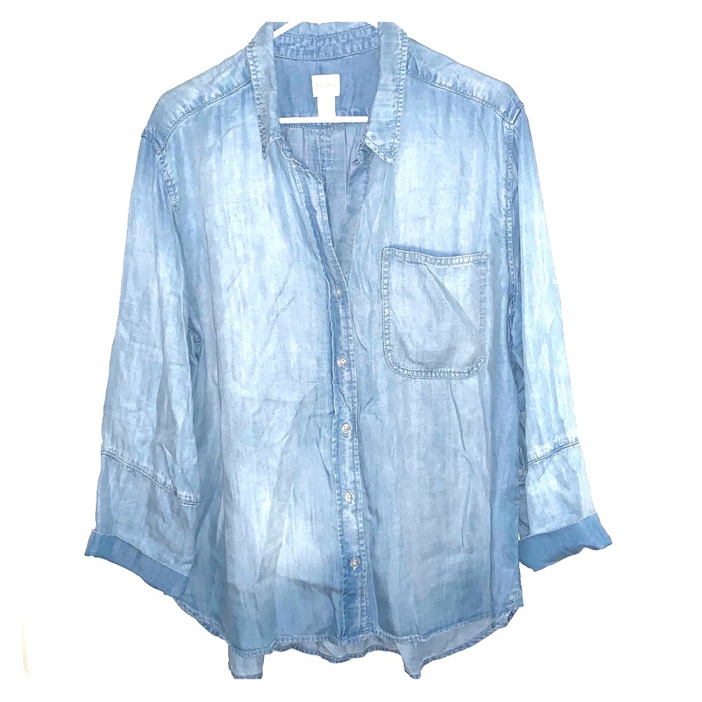 CLOSING- SEND OFFERS Chico's Denim Shirt